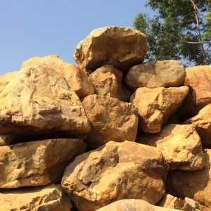 黃蠟石假山石料